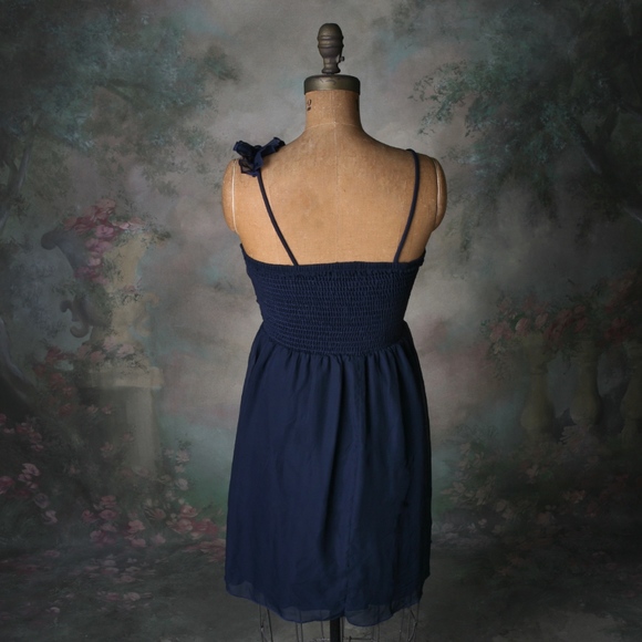 Jodi Kristopher Dress Navy Size Small - Picture 4 of 8
